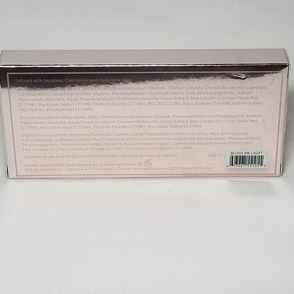 Girlactik - Blush Me & Glow Face Palette - Blush Me Light - Picture 5 of 15